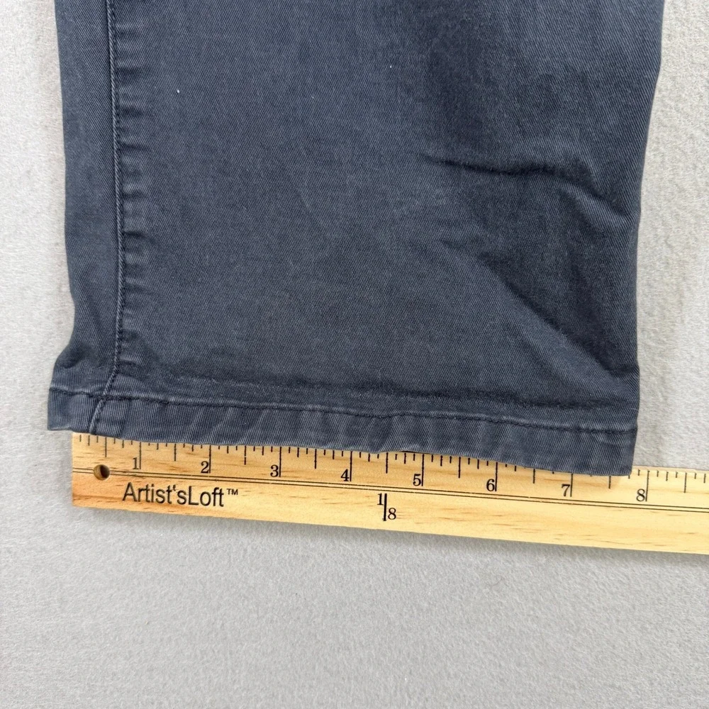 Bonobos Chino Pants Mens 36x34 Charcoal Slim Stretch Cotton Flat Front Casual